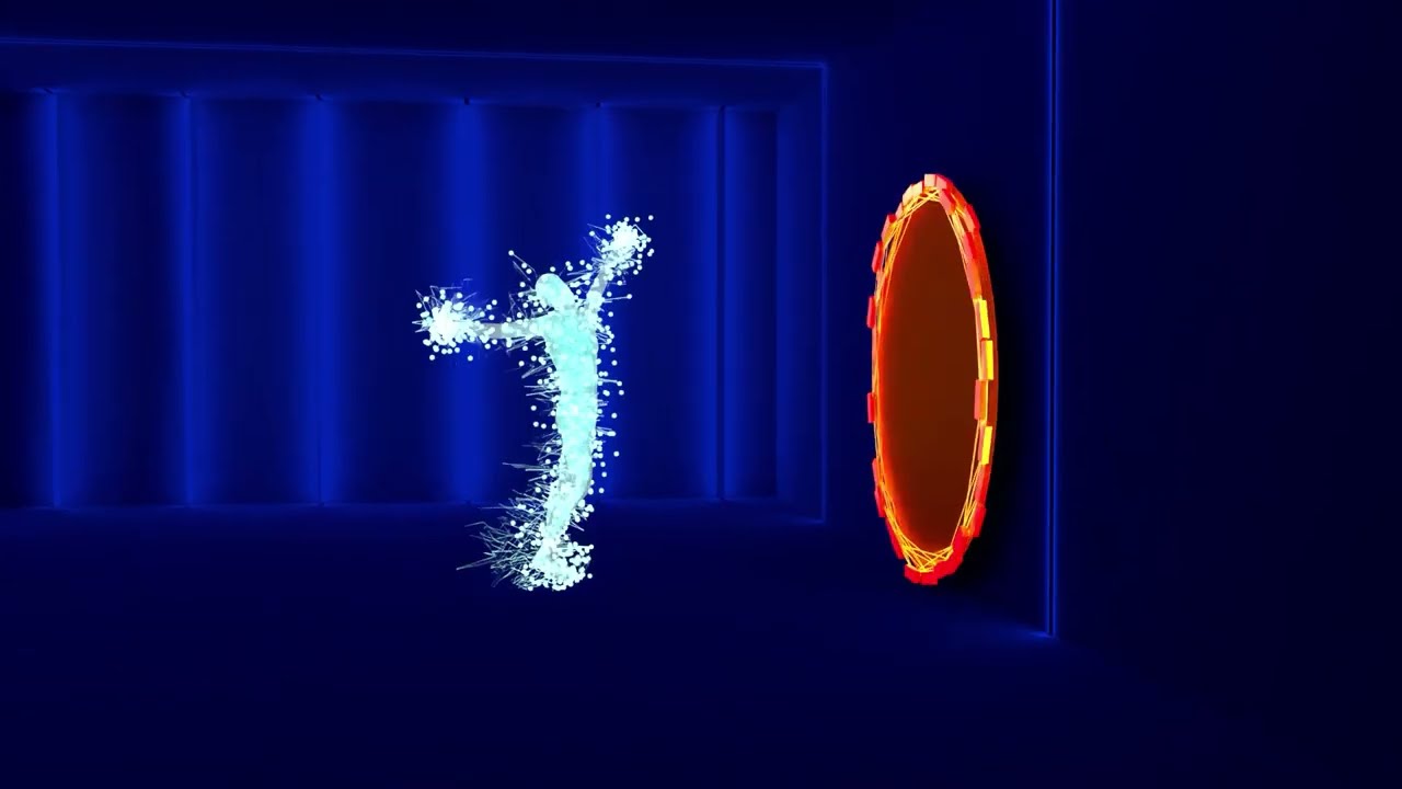 Motion Capture Study video cover featuring the finished particle performance